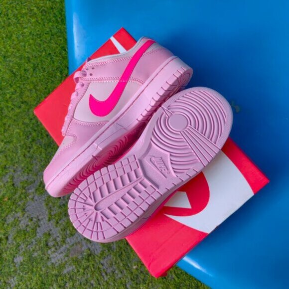 Nike Dunk Low “Pink Foam” | Brand New, All-Pink Aesthetic - Picture 4 of 8